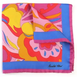 Revested Milano - Lakeshore - Carlotta - Pocket Square - Artisan Silk Foulard - Handmade in Italy - Avvenice