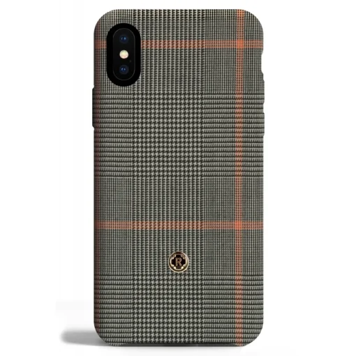 Revested Milano - Prince of Wales - Taormina - iPhone XS Max Case - Apple - Artisan Wool Cover - Avvenice^ Case