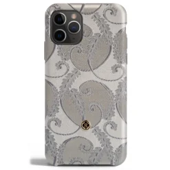 Revested Milano - Silver of Florence - iPhone 11 Pro Case - Apple - Artisan Silk Cover - Avvenice^ Case