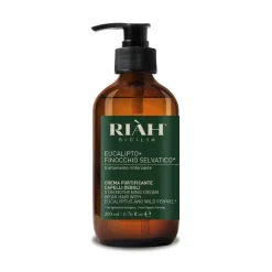 Ri\u00e0h Sicilia Riàh Sicilia - Fortifying Cream for Weak Hair - Eucalyptus + Wild Fennel from Organic Farming - Made in Sicily Italy - Avvenice
