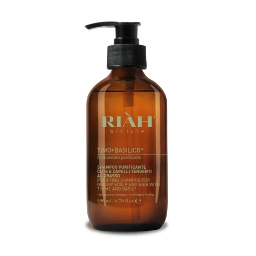 Ri\u00e0h Sicilia Riàh Sicilia - Purifying Shampoo - Thyme + Basil from Organic Farming - Made in Sicily Italy - Avvenice^ Hair Care