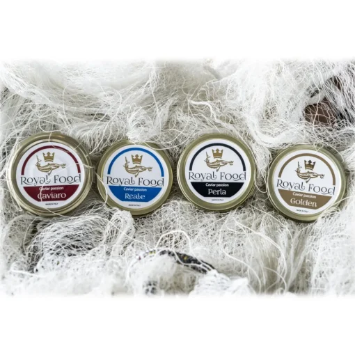 Royal Food Caviar - Caviaro - Selection of Pasteurized Caviar - Sturgeon Acipenser SPP - 2 x 50 g - Avvenice