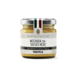 Savini Tartufi - Mustard with Black Truffle - Tricolor Line - Truffle Excellence - 90 g - Avvenice^ Preserved Foods | Truffles