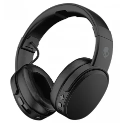 Skullcandy - Crusher - Black - Bluetooth Wireless Over-Ear Headphones with Microphone - Noise Isolating Memory Foam - Avvenice^ Audio