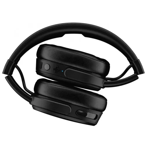 Skullcandy - Crusher - Black - Bluetooth Wireless Over-Ear Headphones with Microphone - Noise Isolating Memory Foam - Avvenice^ Audio