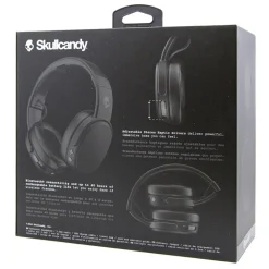 Skullcandy - Crusher - Black - Bluetooth Wireless Over-Ear Headphones with Microphone - Noise Isolating Memory Foam - Avvenice^ Audio