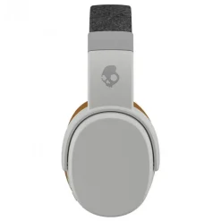 Skullcandy - Crusher - White / Tan - Bluetooth Wireless Over-Ear Headphones with Microphone - Noise Isolating Memory Foam - Avvenice