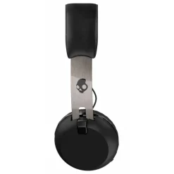Skullcandy - Grind - Black / Chrome - Bluetooth Wireless On-Ear Headphones with Microphone, Supreme Sound and Powerful Bass - Avvenice^ Audio