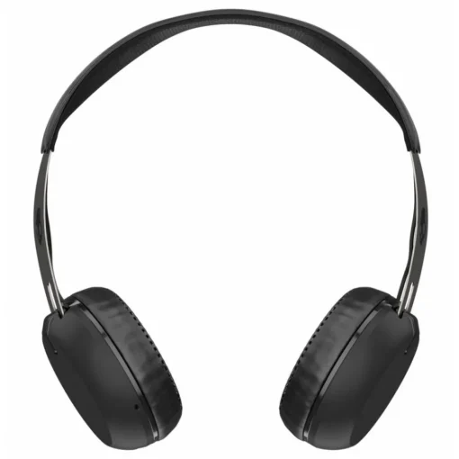 Skullcandy - Grind - Black / Chrome - Bluetooth Wireless On-Ear Headphones with Microphone, Supreme Sound and Powerful Bass - Avvenice^ Audio