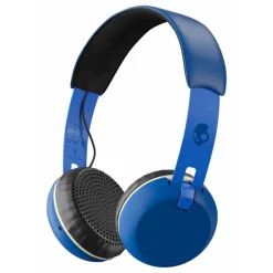Skullcandy - Grind - Famed Royal Blue - Bluetooth Wireless On-Ear Headphones with Microphone, Supreme Sound and Powerful Bass - Avvenice^ Audio