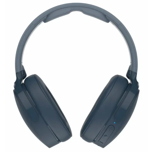 Skullcandy - Hesh 3 - Blue - Bluetooth Wireless Over-Ear Headphones with Microphone - Noise Isolating Memory Foam - Avvenice