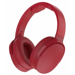 Skullcandy - Hesh 3 - Red - Bluetooth Wireless Over-Ear Headphones with Microphone - Noise Isolating Memory Foam - Avvenice^ Audio