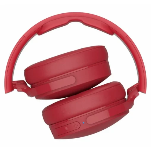 Skullcandy - Hesh 3 - Red - Bluetooth Wireless Over-Ear Headphones with Microphone - Noise Isolating Memory Foam - Avvenice^ Audio