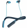 Skullcandy - Method BT Sport - Navy / Blue - Bluetooth Wireless Sweat-Resistant Sport Earbuds with Microphone - Neck Collar - Avvenice^ Audio