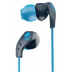 Skullcandy - Method BT Sport - Navy / Blue - Bluetooth Wireless Sweat-Resistant Sport Earbuds with Microphone - Neck Collar - Avvenice^ Audio