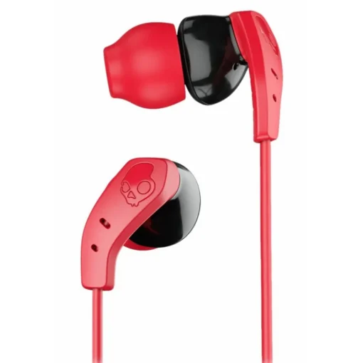 Skullcandy - Method BT Sport - Black / Red - Bluetooth Wireless Sweat-Resistant Sport Earbuds with Microphone - Neck Collar - Avvenice
