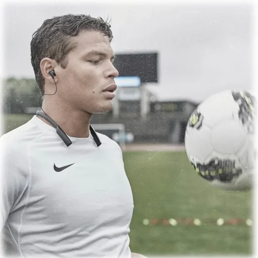 Skullcandy - Method BT Sport - Navy / Blue - Bluetooth Wireless Sweat-Resistant Sport Earbuds with Microphone - Neck Collar - Avvenice^ Audio
