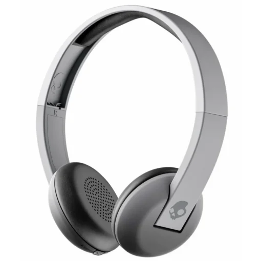Skullcandy - Uproar - Street Gray - Bluetooth Wireless On-Ear Headphones with Microphone, Supreme Sound and Powerful Bass - Avvenice^ Audio