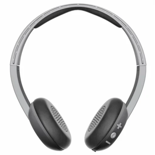 Skullcandy - Uproar - Street Gray - Bluetooth Wireless On-Ear Headphones with Microphone, Supreme Sound and Powerful Bass - Avvenice^ Audio