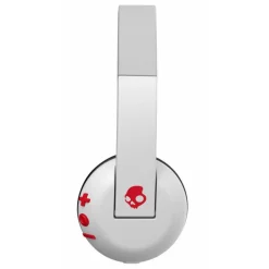 Skullcandy - Uproar - White / Gray - Bluetooth Wireless On-Ear Headphones with Microphone, Supreme Sound and Powerful Bass - Avvenice^ Audio