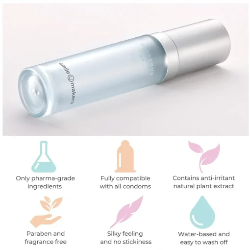 Smile Makers - Generous Gel - Vaginal Lubricant Gel for Sex - Top Rated Vibrators - Sex Toy - Avvenice^ Natural Cosmetics