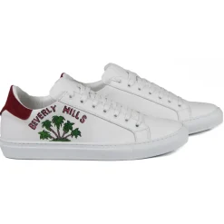 Snob Sneakers - Beverly Hills, what else? by Yo-Yo - White Leather - Handmade in Italy - Luxury Exclusive Collection - Avvenice^ Shoes