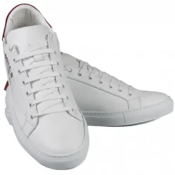 Snob Sneakers - Beverly Hills, what else? by Yo-Yo - White Leather - Handmade in Italy - Luxury Exclusive Collection - Avvenice^ Shoes