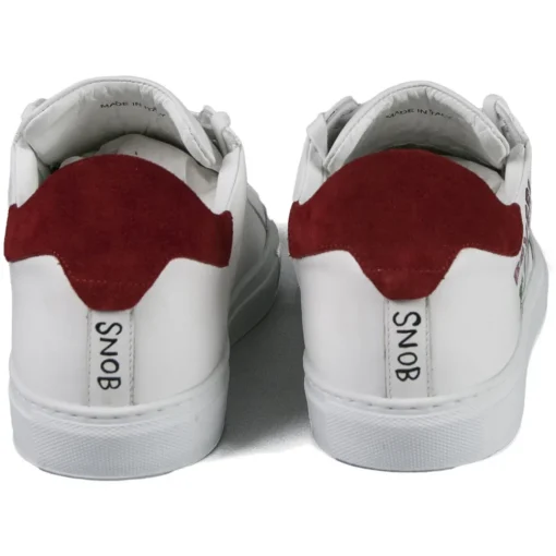 Snob Sneakers - Beverly Hills, what else? by Yo-Yo - White Leather - Handmade in Italy - Luxury Exclusive Collection - Avvenice^ Shoes