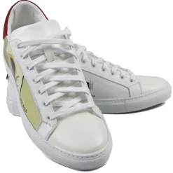 Snob Sneakers - Mama Africa By Veronica Moon - Sneakers - White Leather - Handmade in Italy - Luxury Exclusive Collection - Avvenice^ Shoes