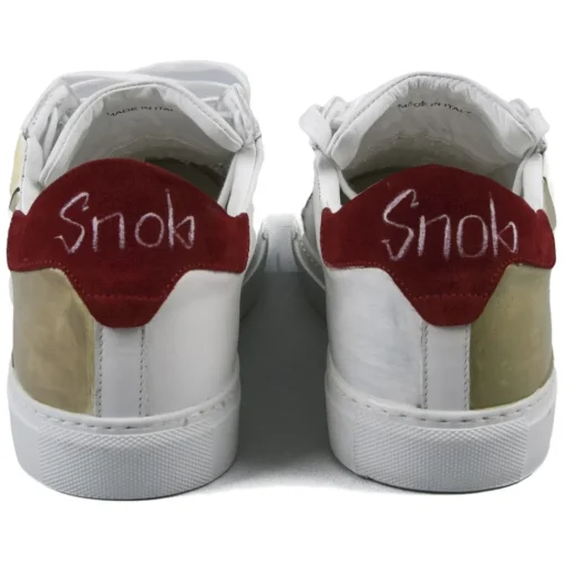 Snob Sneakers - Mama Africa By Veronica Moon - Sneakers - White Leather - Handmade in Italy - Luxury Exclusive Collection - Avvenice^ Shoes