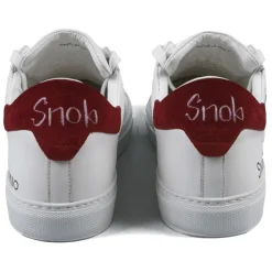 Snob Sneakers - Ocean's One By Veronica Moon - Sneakers - White Leather - Handmade in Italy - Luxury Exclusive Collection - Avvenice