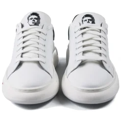 Snob Sneakers - Rebel Without A Cause By Veronica Moon - White Leather - Handmade in Italy - Luxury Exclusive Collection - Avvenice