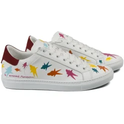 Snob Sneakers - Starman By Alessandro Tambresoni - Sneakers - White Leather - Handmade in Italy - Luxury Exclusive Collection - Avvenice^ Shoes