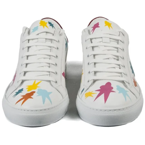 Snob Sneakers - Starman By Alessandro Tambresoni - Sneakers - White Leather - Handmade in Italy - Luxury Exclusive Collection - Avvenice^ Shoes