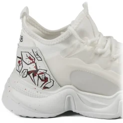 Snob Sneakers - Tribal Dance By Veronica Moon - Sneakers - White Leather - Handmade in Italy - Luxury Exclusive Collection - Avvenice