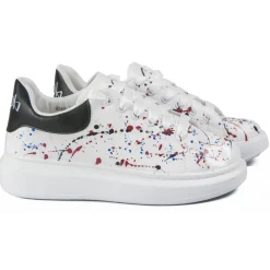 Snob Sneakers - True Colors By Veronica Moon - Sneakers - White Leather - Handmade in Italy - Luxury Exclusive Collection - Avvenice^ Shoes