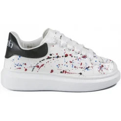 Snob Sneakers - True Colors By Veronica Moon - Sneakers - White Leather - Handmade in Italy - Luxury Exclusive Collection - Avvenice^ Shoes
