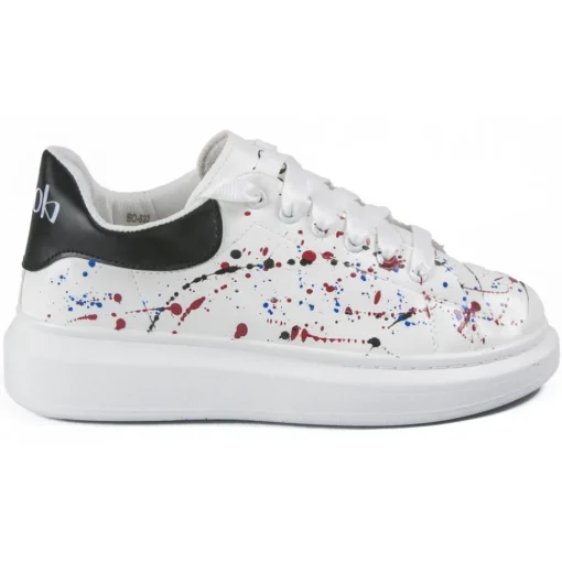 Snob Sneakers - True Colors By Veronica Moon - Sneakers - White Leather - Handmade in Italy - Luxury Exclusive Collection - Avvenice^ Shoes