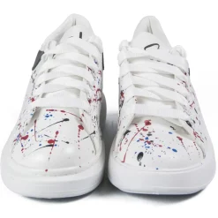 Snob Sneakers - True Colors By Veronica Moon - Sneakers - White Leather - Handmade in Italy - Luxury Exclusive Collection - Avvenice^ Shoes