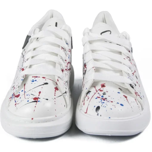 Snob Sneakers - True Colors By Veronica Moon - Sneakers - White Leather - Handmade in Italy - Luxury Exclusive Collection - Avvenice^ Shoes