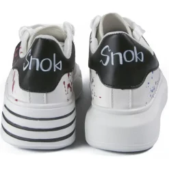 Snob Sneakers - True Colors By Veronica Moon - Sneakers - White Leather - Handmade in Italy - Luxury Exclusive Collection - Avvenice^ Shoes