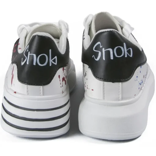 Snob Sneakers - True Colors By Veronica Moon - Sneakers - White Leather - Handmade in Italy - Luxury Exclusive Collection - Avvenice^ Shoes