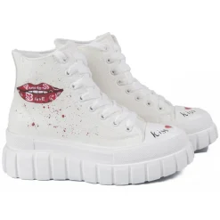 Snob Sneakers - Your Kiss Is On My List By Veronica Moon- Handmade in Italy - Luxury Exclusive Collection - Avvenice^ Shoes
