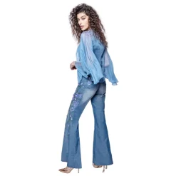 Sofia Provera - Ametista - Jeans - Luxury Exclusive Collection - Haute Couture Made in Italy - Luxury High Quality Dress - Avvenice^ Trousers