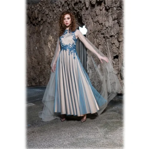 Sofia Provera - Azzurra - Dress - Luxury Exclusive Collection - Haute Couture Made in Italy - Luxury High Quality Dress - Avvenice^ Dresses