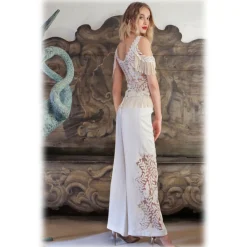 Sofia Provera - Daniela - Pants - Luxury Exclusive Collection - Haute Couture Made in Italy - Luxury High Quality Dress - Avvenice