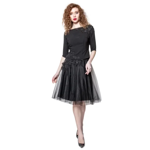 Sofia Provera - Onice Top - Dress - Luxury Exclusive Collection - Haute Couture Made in Italy - Luxury High Quality Dress - Avvenice