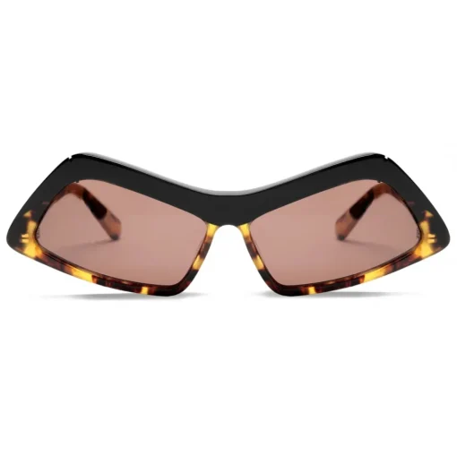 Stella McCartney - Havana Rectangular Sunglasses - Havana - Sunglasses - Eyewear - Avvenice^ Sunglasses & Eyewear