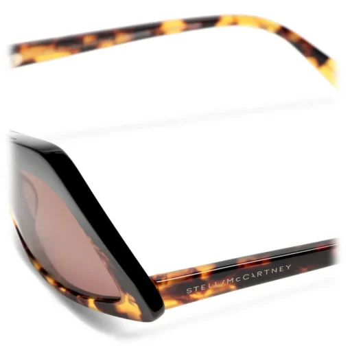 Stella McCartney - Havana Rectangular Sunglasses - Havana - Sunglasses - Eyewear - Avvenice^ Sunglasses & Eyewear