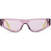 Stella McCartney - Lilac Square Sunglasses - Lilac - Sunglasses - Eyewear - Avvenice^ Sunglasses & Eyewear